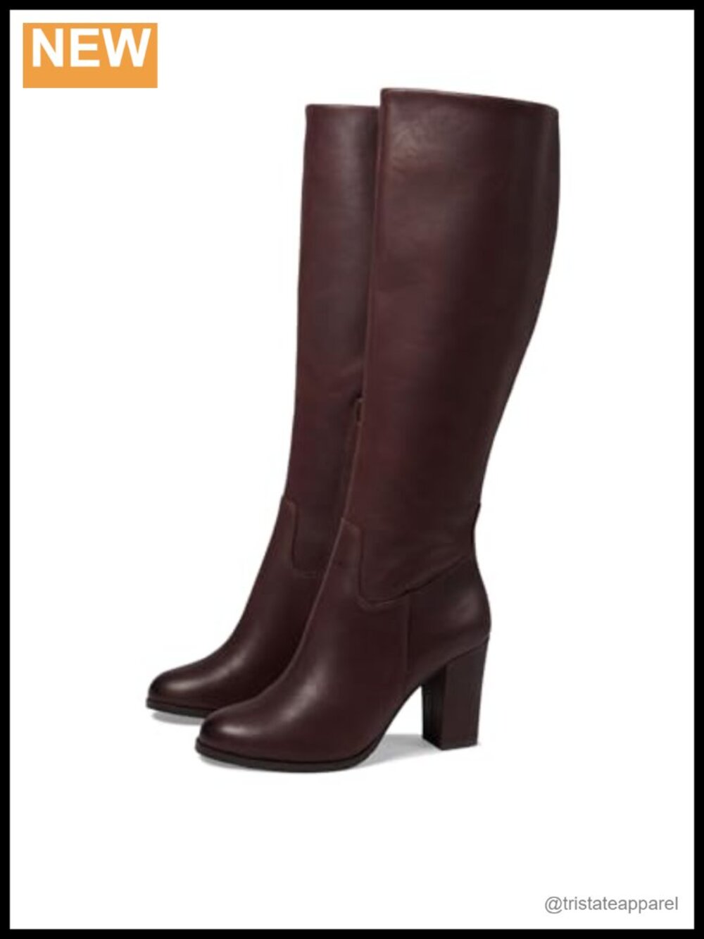 NYDJ Sabastin Tall Knee High Boots Waxed Calf Leather Memory Foam